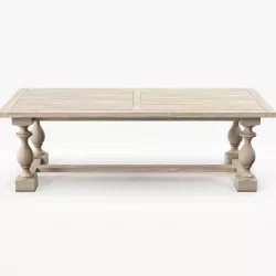 Restoration Hardware Monastery Rectangular Dining Table 3D model