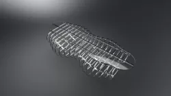 RIBBED COFFEE TABLE