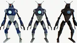 Robot PBR Low-poly  3D model