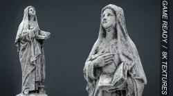 Saint Teresa of Jesus Low-poly  3D model