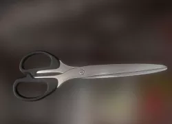 Scissors Rigged And Animated Clean Version Low-poly  3D model