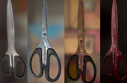 Scissors Rigged And Animated Pack Low-poly  3D model