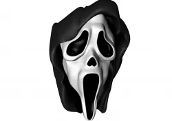 scream face 3D Model 3D model