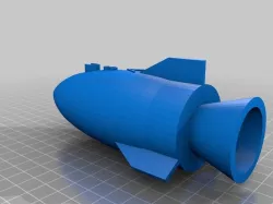 Small Rocket with  "USA" type.