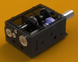 speed gear box of 1A62 lathe