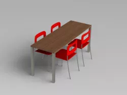 Table and chairs