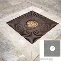 Tree Grate 02 3D model
