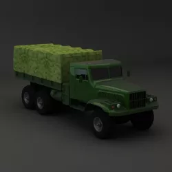 Truck KRAZ 255 B 3D model