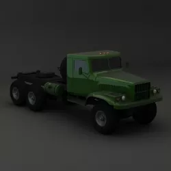 Truck KRAZ 255 B Modify 1 3D model