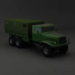 Truck KRAZ 255 B Modify 2 3D model
