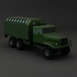 Truck KRAZ 255 B Modify 4 3D model