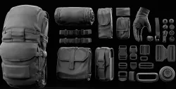 Unloading bush kit 3D model