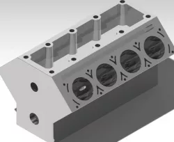 V8 Engine Block