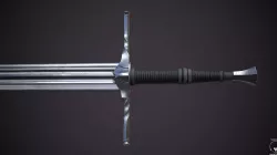 Witcher 3 Sword Low-poly  3D model