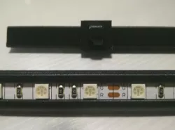 1cm LED strip holder system. Sizes are for Anycubic 4max (formax).