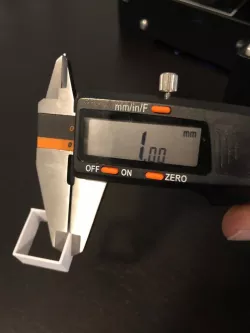 20x20x10x1mm(Thick) Calibration Cube