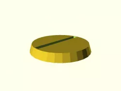 25mm Magnet Slot Base