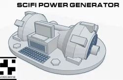 28mm Sci-fi Power Generator