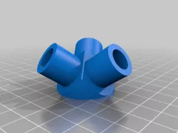 3-Way Corner Connector for 20 mm PVC Tubing