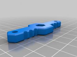 Seachoice 1-1/16 Inch Blue Propeller Nut Wrench For Boats - Also Fits 9/16 Drain Plug - View #3