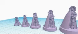 ACTUAL-sized Halfling/Human/(half-)Elf Rogue Female