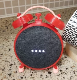 Alarm clock stand for Google home mini
