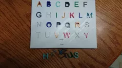 Alphabet Toy Shape Sorter
