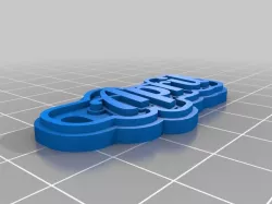 April Keychain