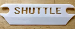 Band weaving stick shuttle