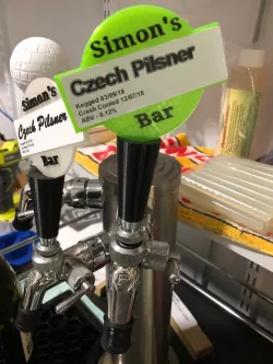 Beer Tap with interchangeable Top
