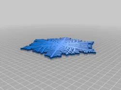 Big cellular snowflake
