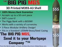 BIG PIG MGS - 105mm Tank Shell
