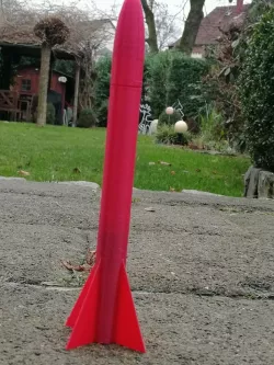 C Size Rocket/ Model Rocket - 3 Parts