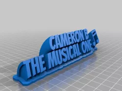 Cameron B Nameplate