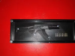 Case For AK-47 with fake bullets