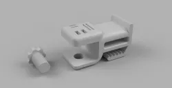Desk clamp for headset,cables and stuff