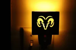 Dodge Ram Night Light Emblem Design