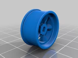 Dragway Mag Wheel for 1/28 RC Car.