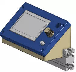 ElVa 1.1 Cover for ANET 12864 LCD 20x20, 20x40 extrusion, profile