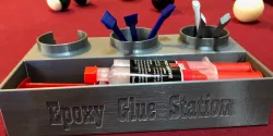 Epoxy glue station