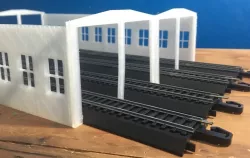 HO scale Locomotive house/shed