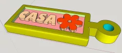 LLAVERO CASA FLOR