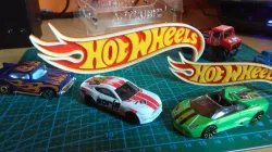 Logo Hot Wheels  3 Colores