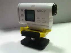 Magnetic mount GoPro and Sony HDR