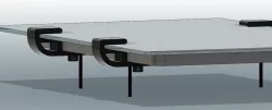 Makerbot Replicator 2X Glass Bed Clips/Brackets
