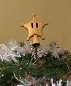 Mario Grand Star Tree Topper