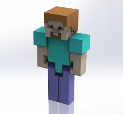Minecraft Steve (with perfect joints)