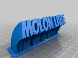 Moon Labe Sweeping Name plate