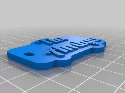 My Customized Multiline Tag or Keychain