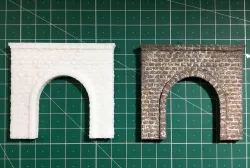 N scale Tunnel Portal for Model Railroad 